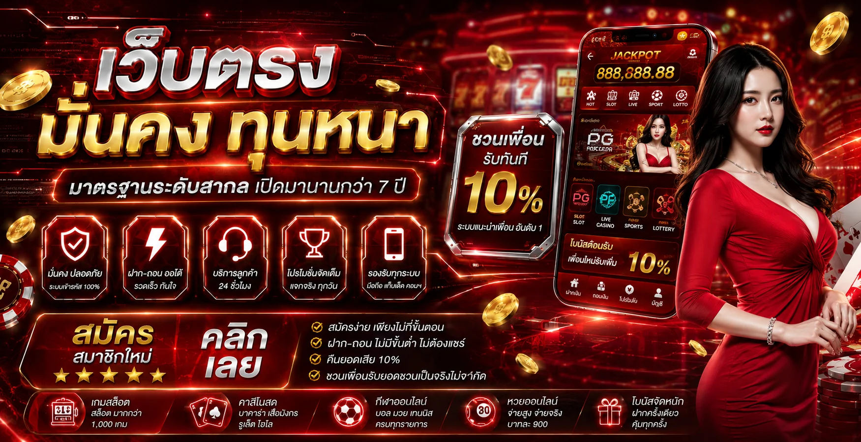 ขั้นตอนสมัครสมาชิก มหาเฮง88 ง่ายใน 3 ขั้นตอน
